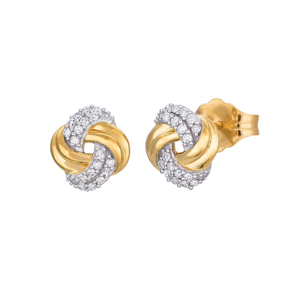 Diamant&ouml;rh&auml;ngen i 18K guld - Knut