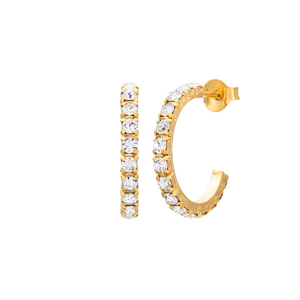 &Ouml;rh&auml;ngen i &auml;kta f&ouml;rgyllt silver