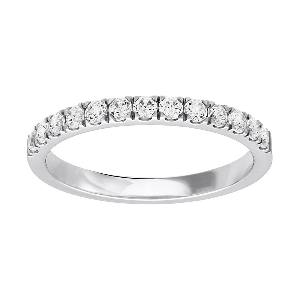 Diamantring i 18K guld - Allians, 17.0