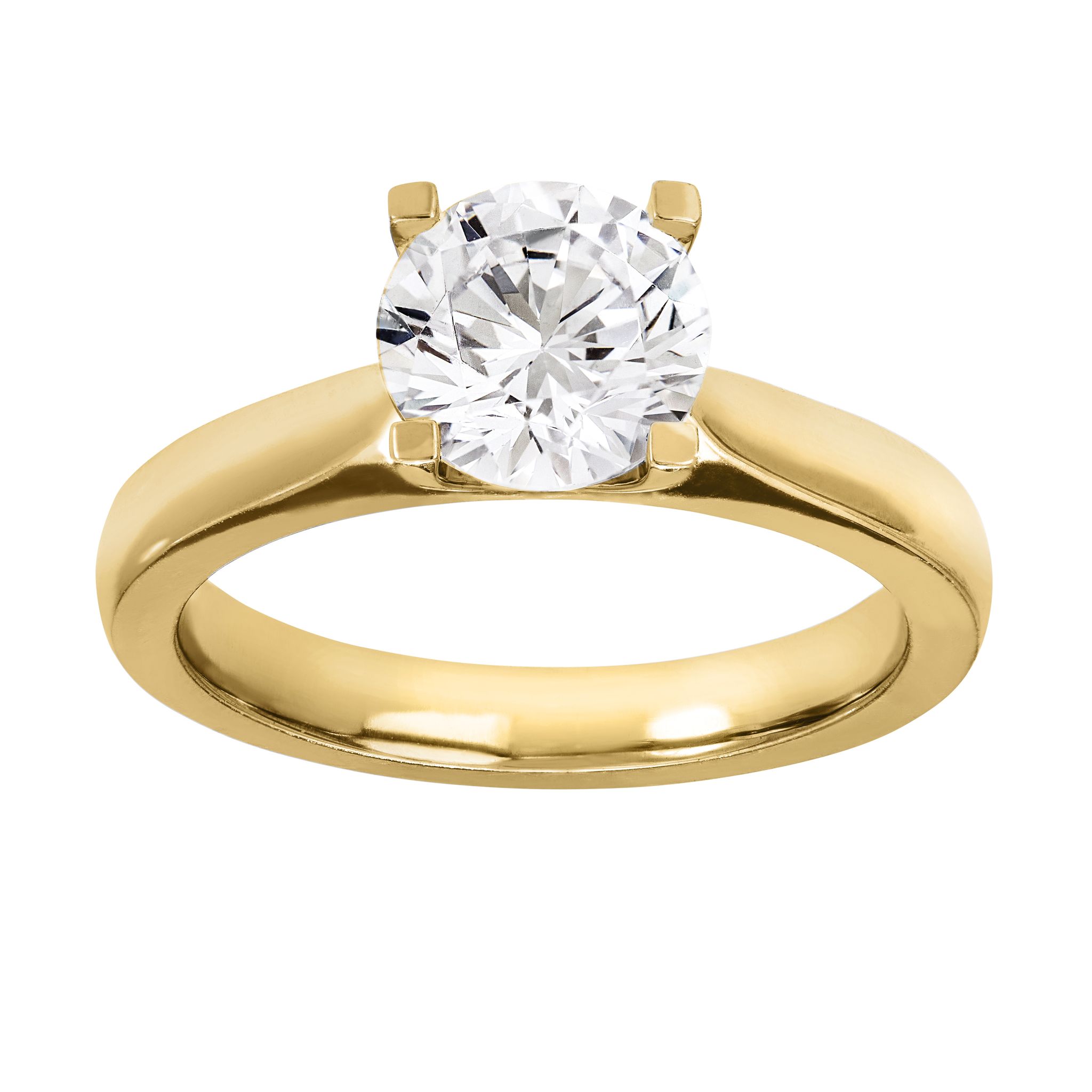 Ring med labbodlad diamant, 17.5