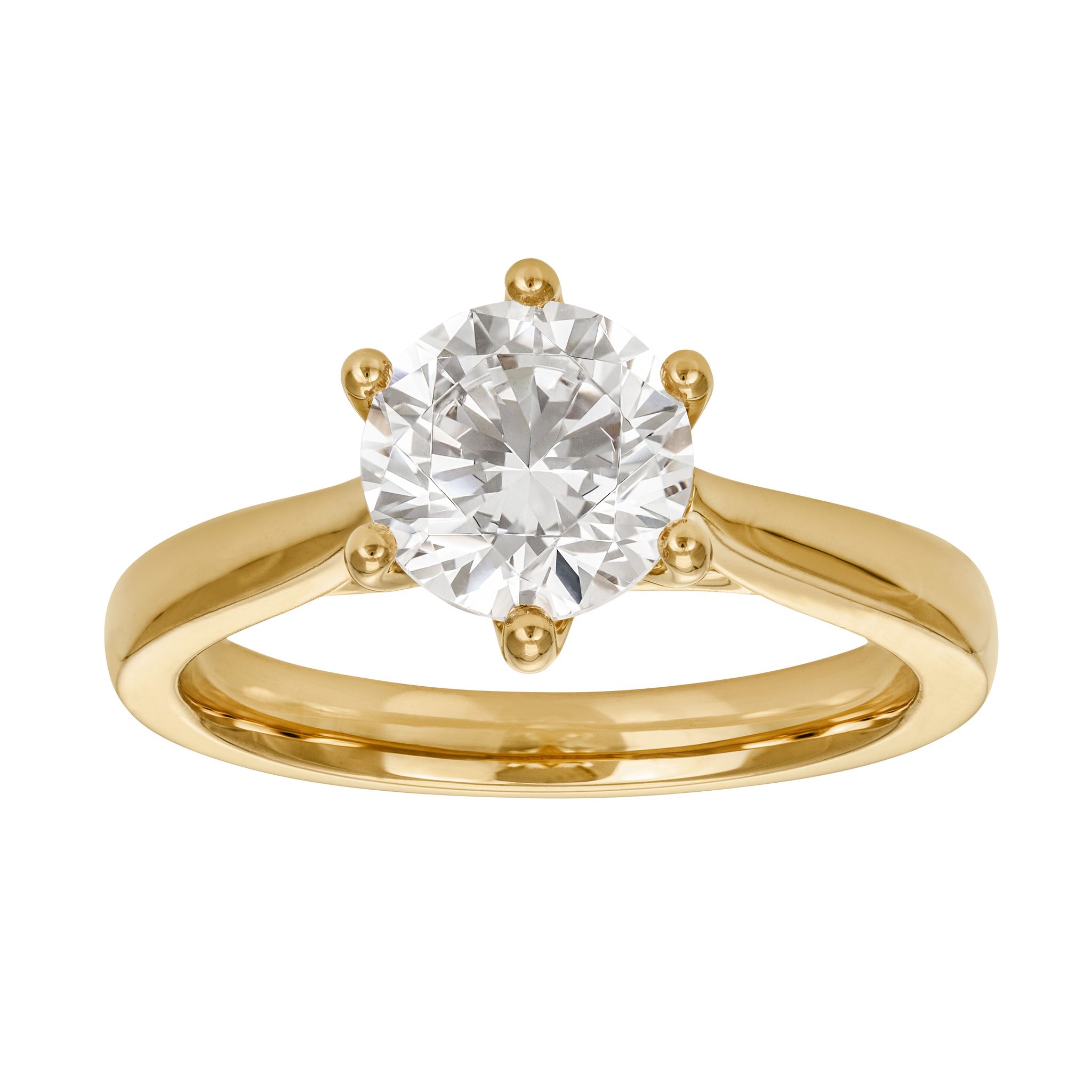 Ring med labbodlad diamant, 18.5