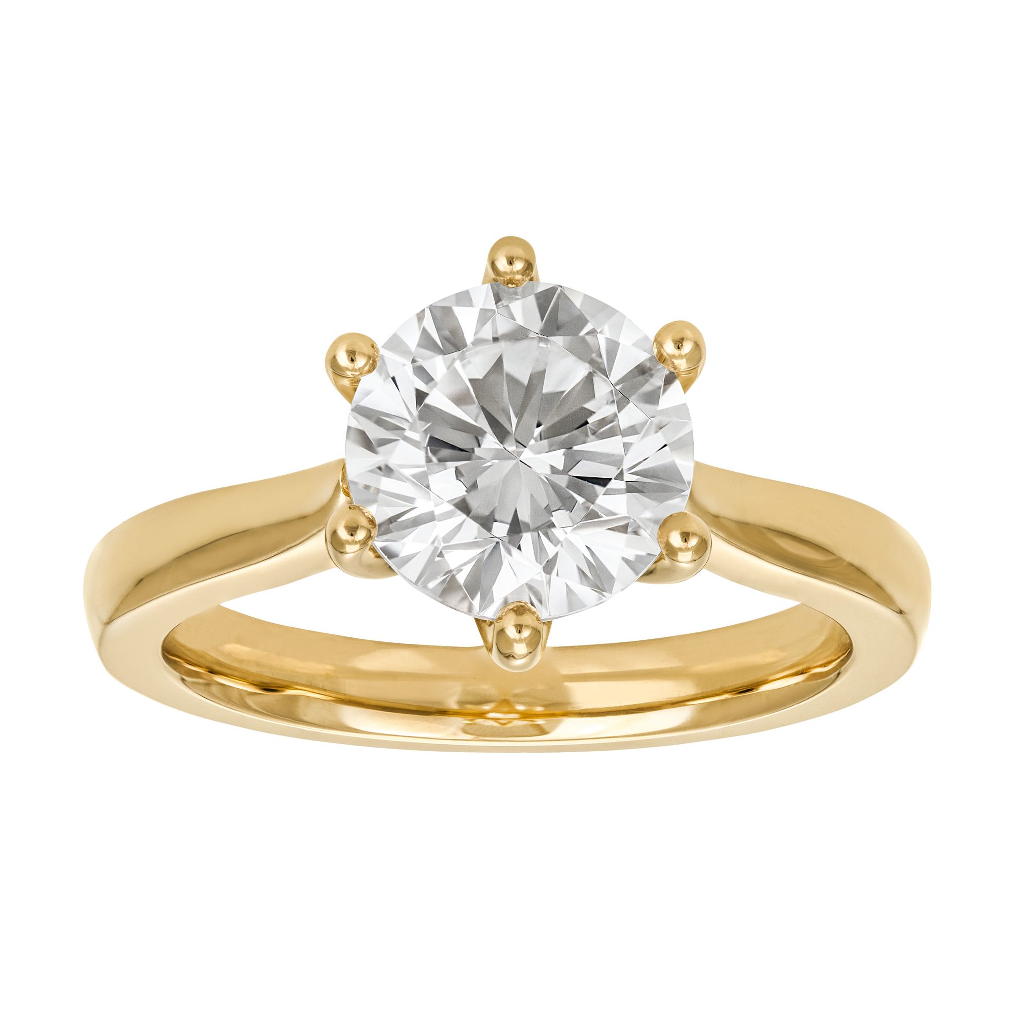 Ring med labbodlad diamant, 18.0