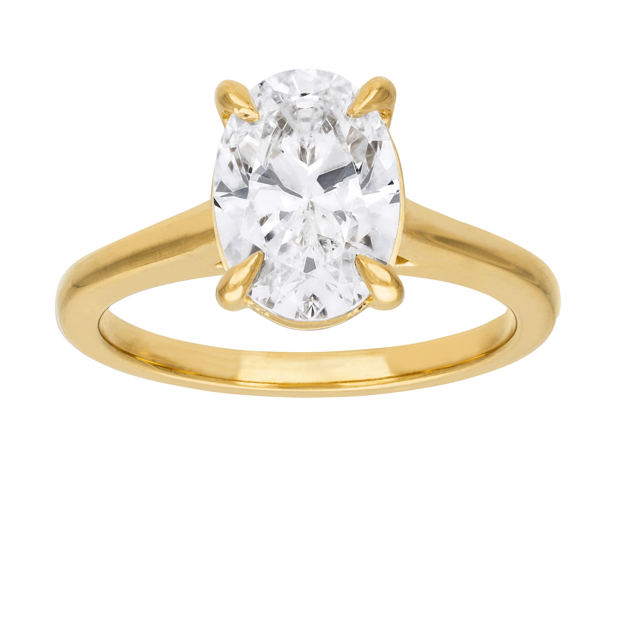 Ring med labbodlad diamant, 15.5