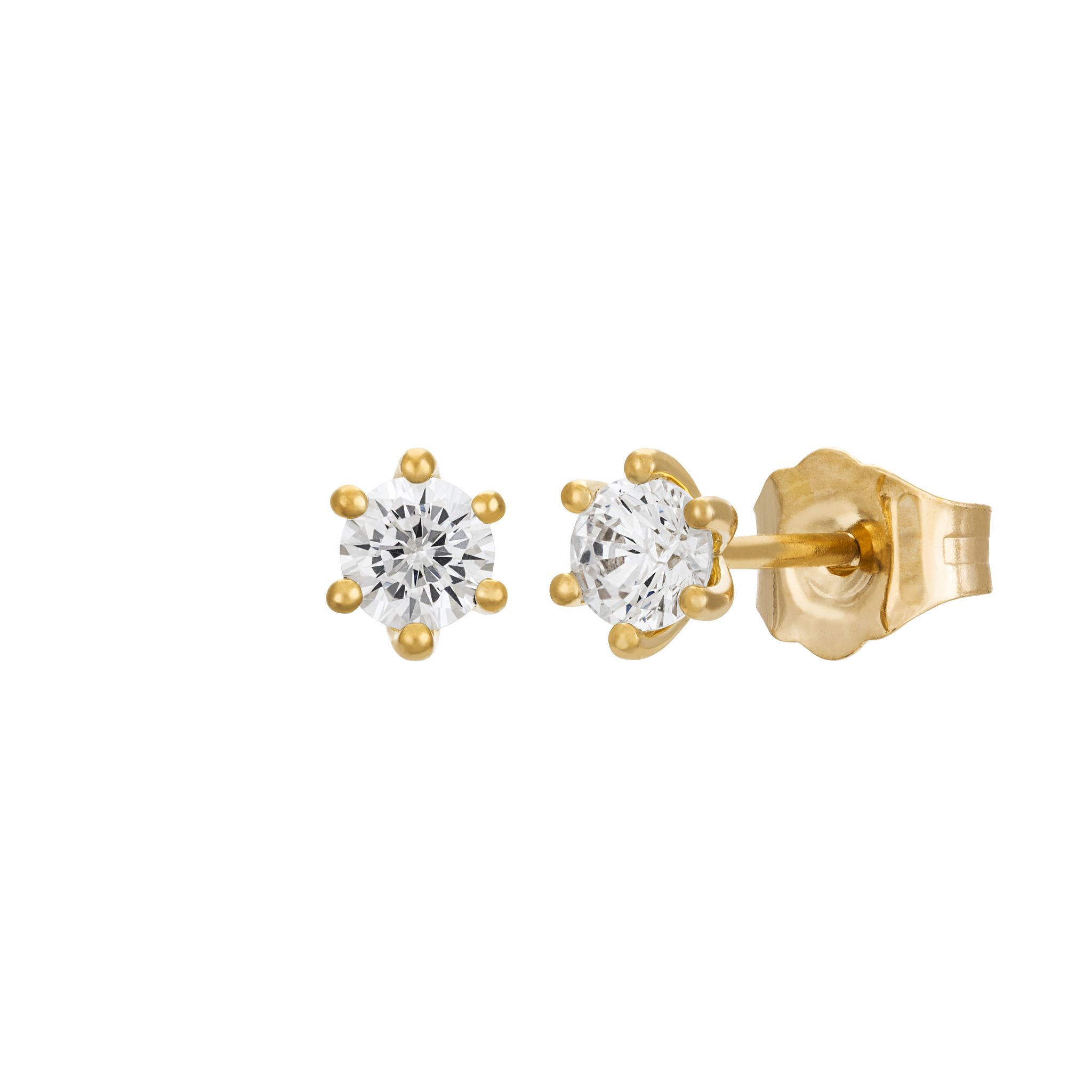 Diamant&ouml;rh&auml;ngen i 18K guld