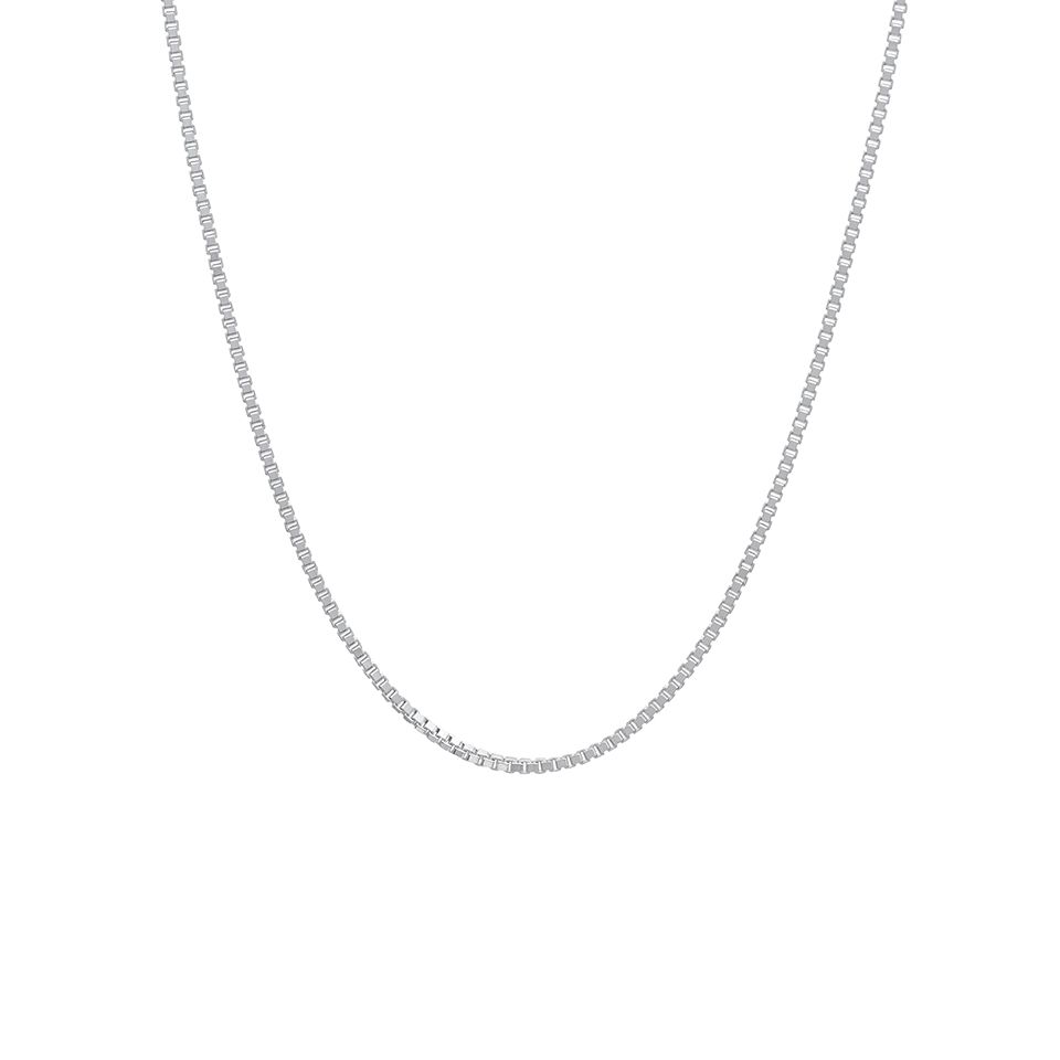 Kedja i &auml;kta silver 50 cm