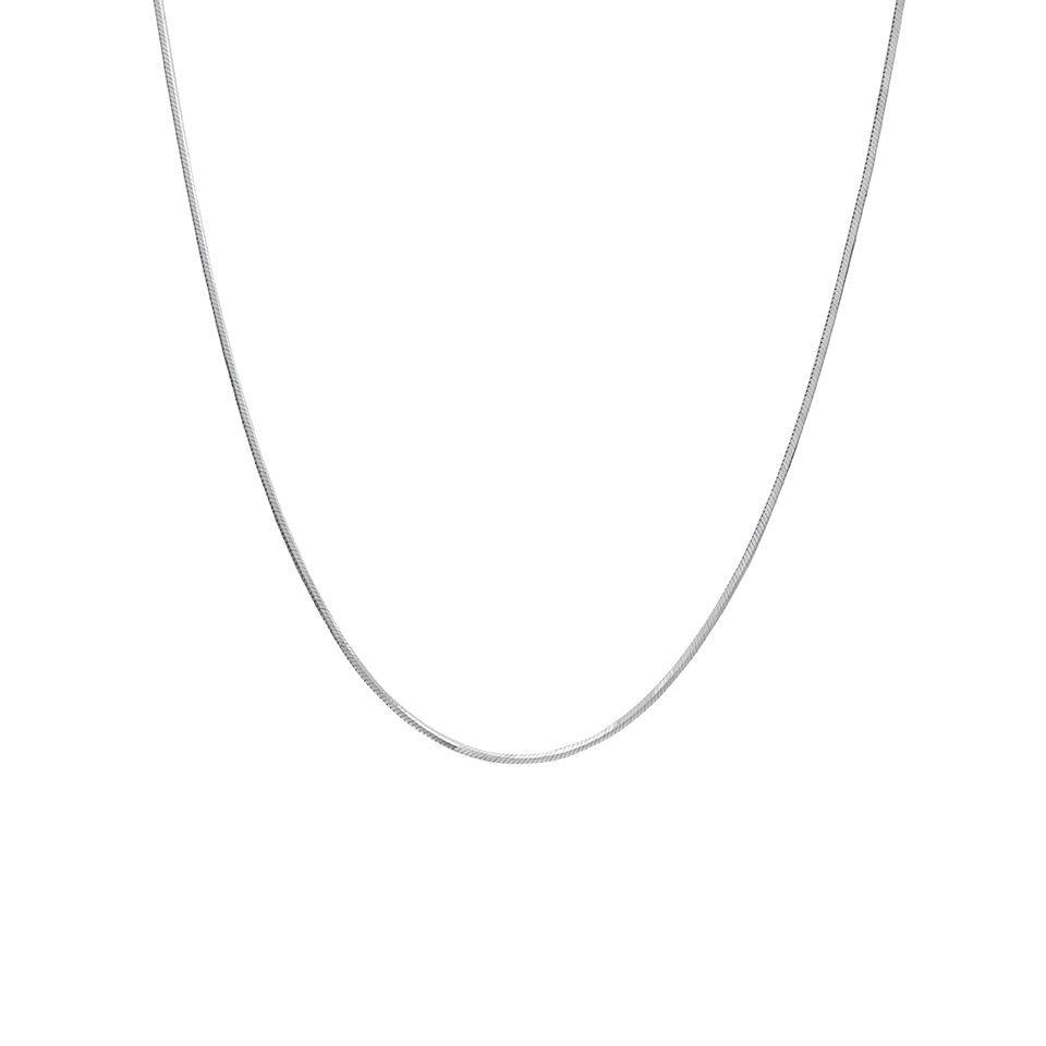 Kedja i &auml;kta silver 45 cm